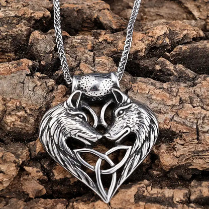 Wolf Celtic Knot Pendant
