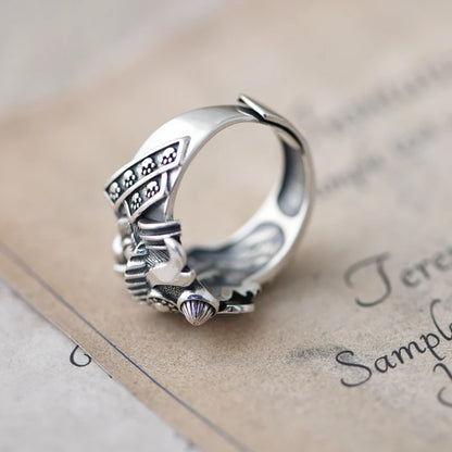 Retro Punk Cat Ring