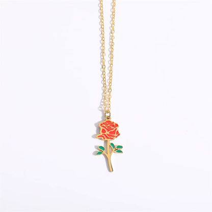 Floral Zodiac Necklace