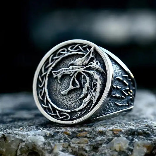 Odin Wolf Ring