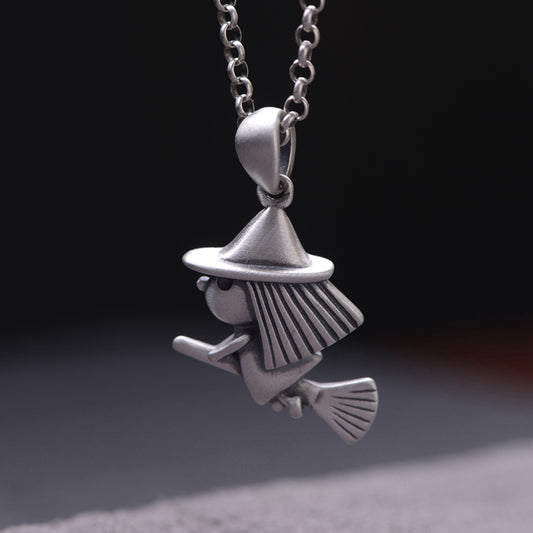 Broom Necklace