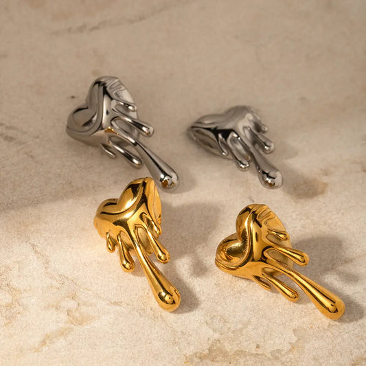 Heart Drop earrings