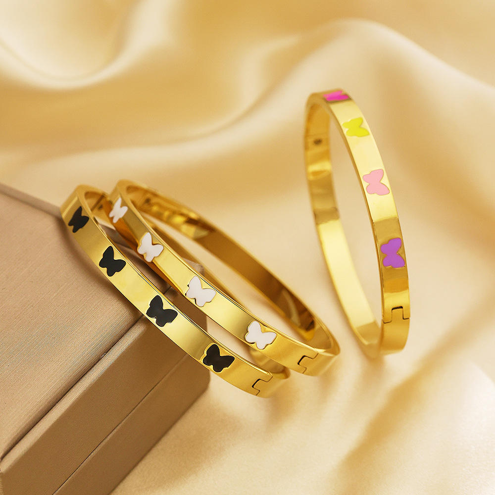 Butterfly Bangle Bracelet