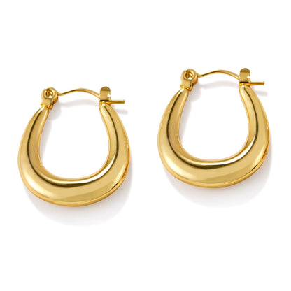 Geometric Gold Earrings