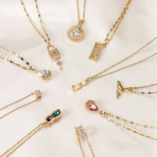 Miniature Gold Pendants