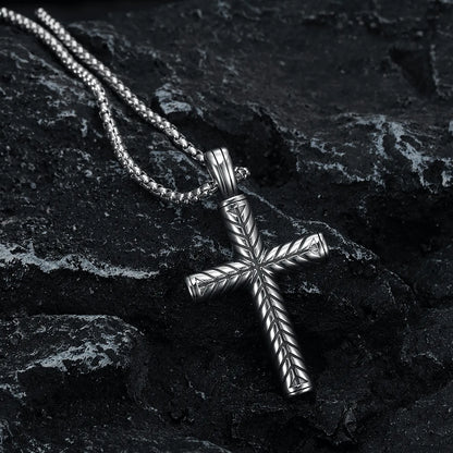 Leaf Cross Pendant