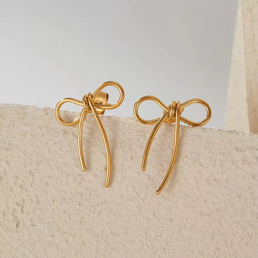 Bow Knot Stud Earrings