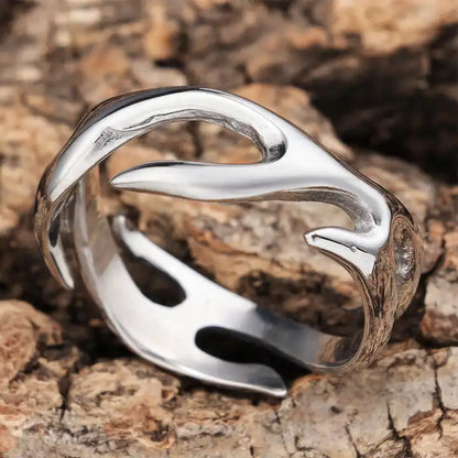 Silver Flame Ring