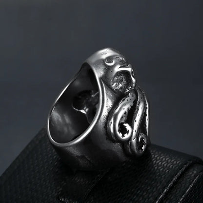 Octopus Skull Ring