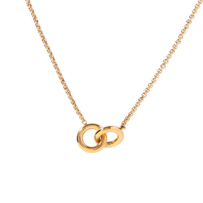 Interlocking Rings Necklace