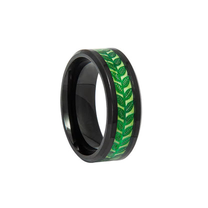 Green Gold Black Ring