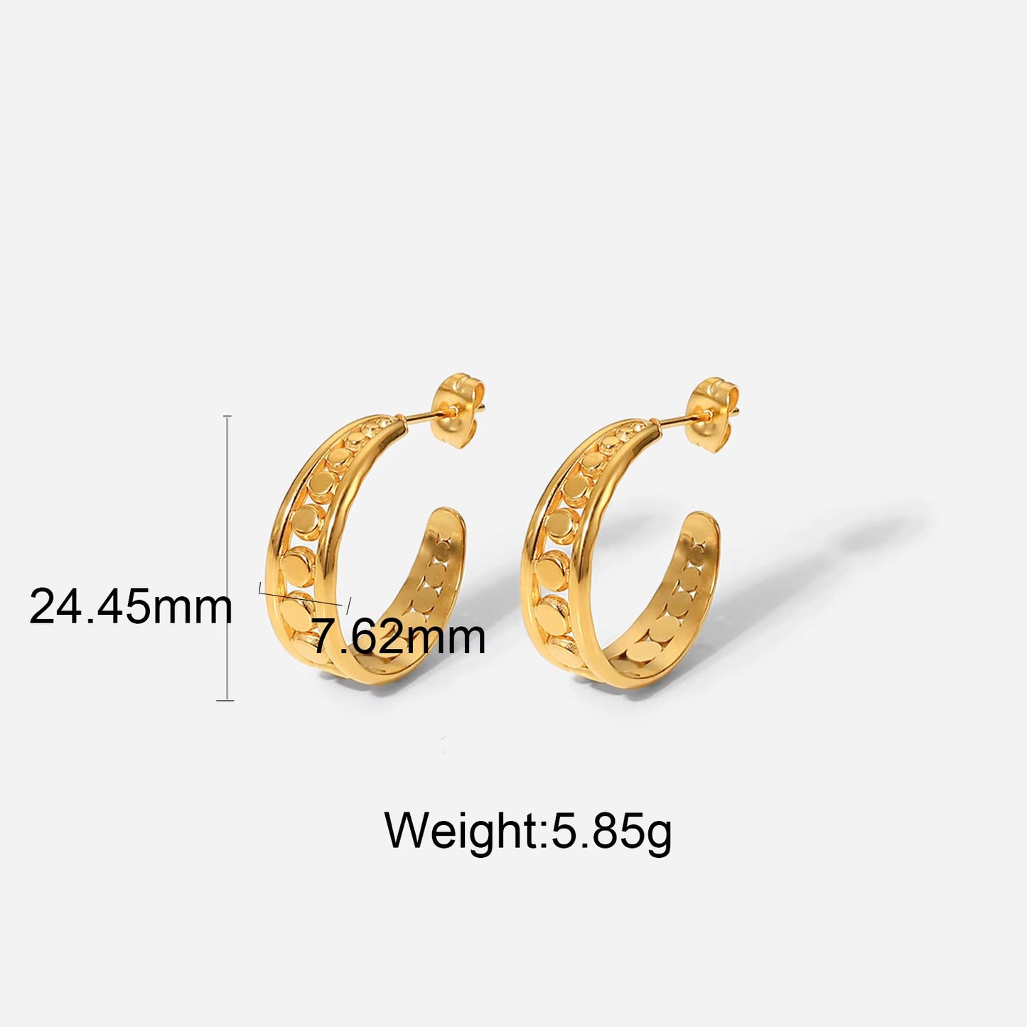 Exaggerated Geometric Earrings