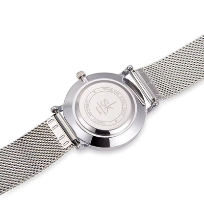 Sliver Stainless Steel Quartz Watch