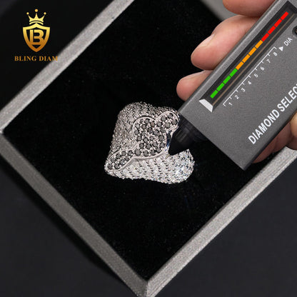 music sign moissanite ring