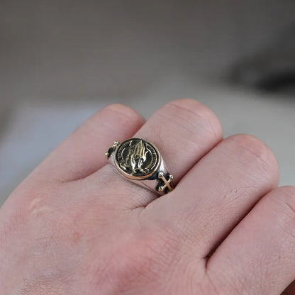 Gold Cross Ring