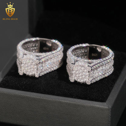 Iced-out men’s ring