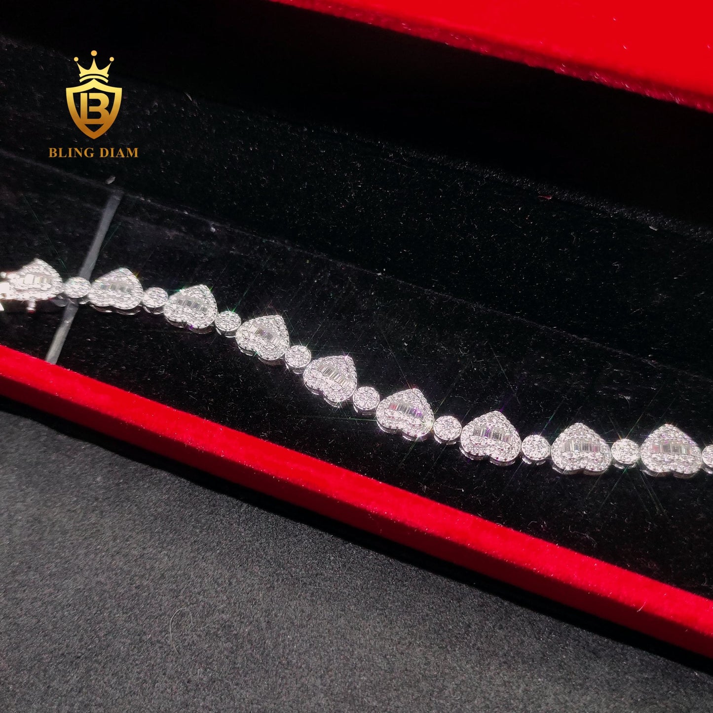 Moissanite Cuban Bracelet