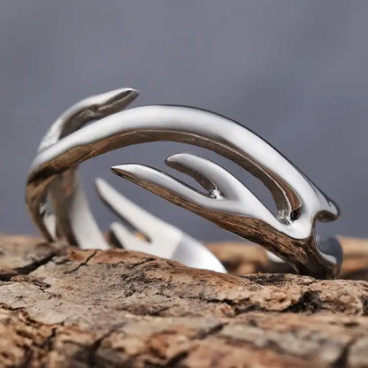 Silver Flame Ring