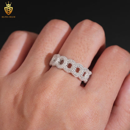 S925 moissanite ring