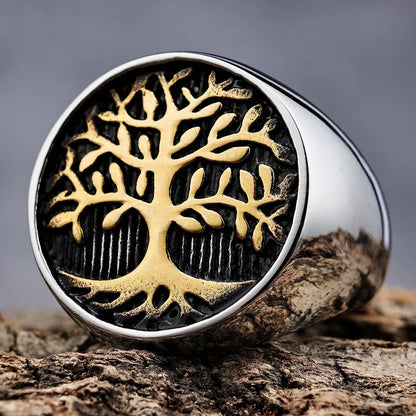 Tree Of Life Signet Ring