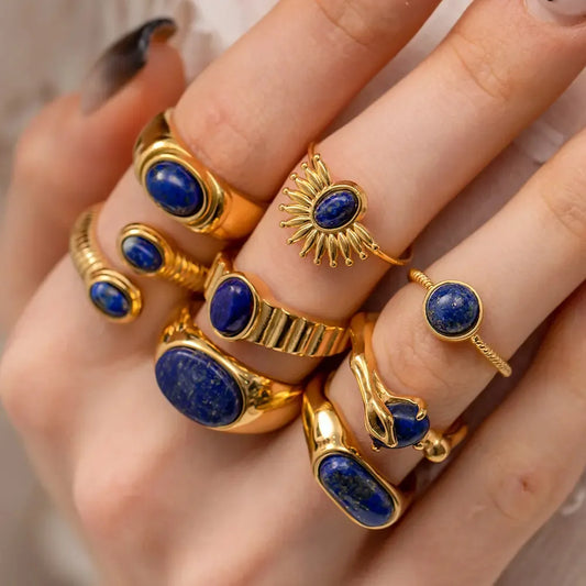 Gold Stone Ring
