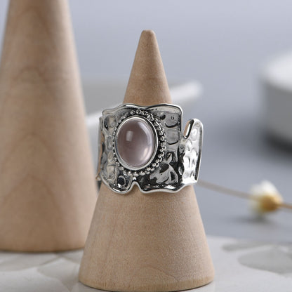 Crystal Curved Ring