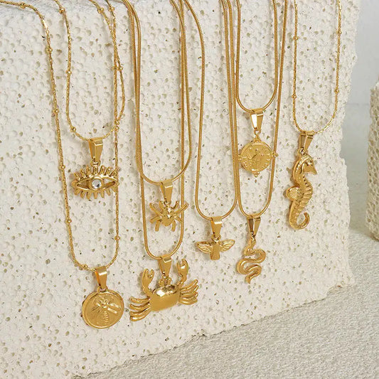 Golden Zodiac Necklace