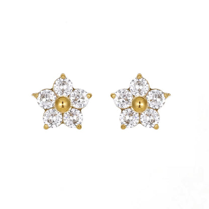 Tiny Flower Earrings