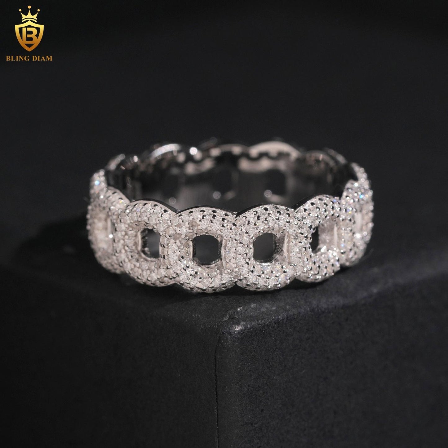 S925 moissanite ring