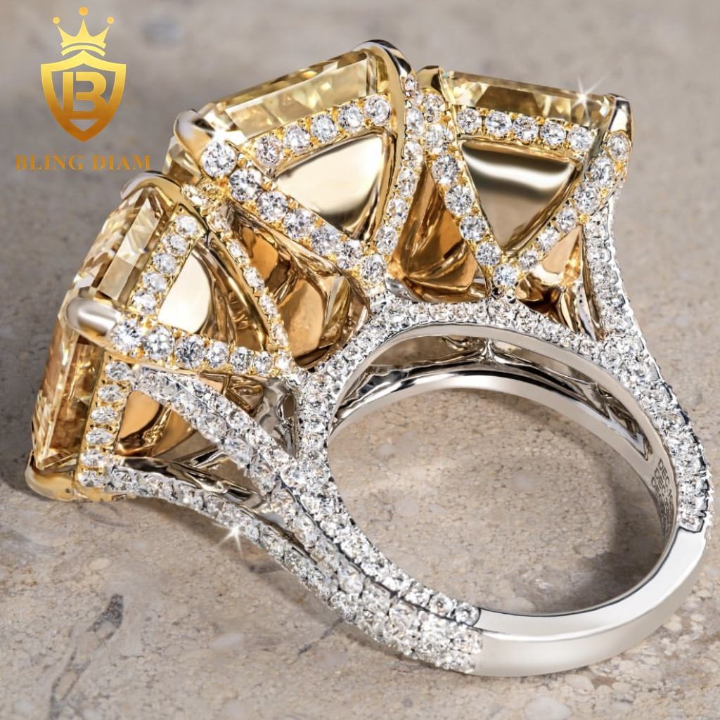 VVS Moissanite Sterling Silver 925 Rings