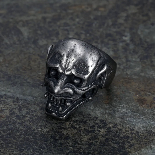Silver Demon Ring