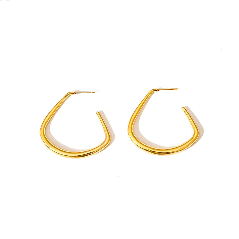 Gold Hoop Earrings