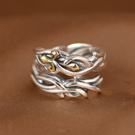 Sterling Cross Ring