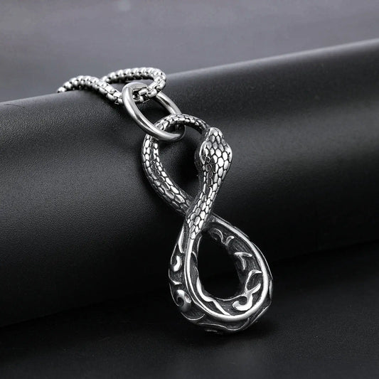 Infinity Snake Pendant