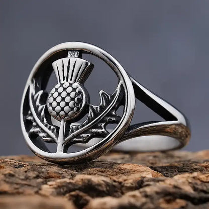 Scottish Thistle Ring