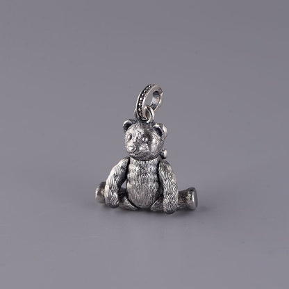 Bow Bear Necklace