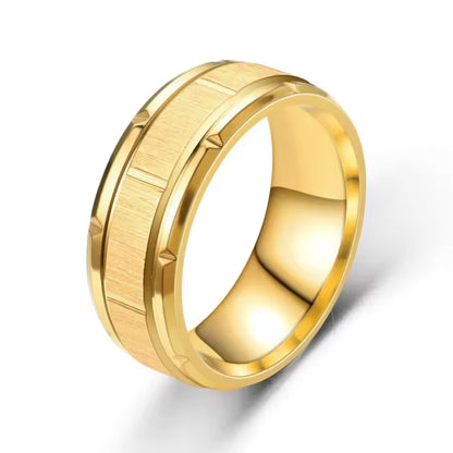 Line Shaped Stainless Steel Finger Ring