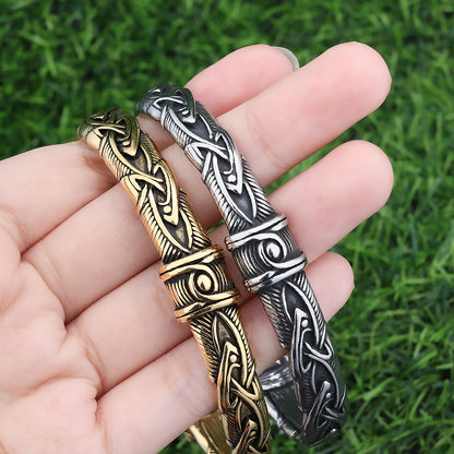 Fenrir Wolf Head Bracelet