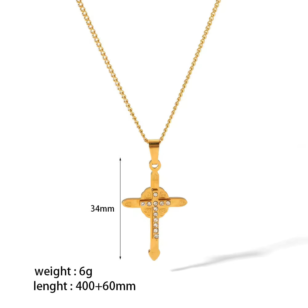 Gold Cross Necklaces