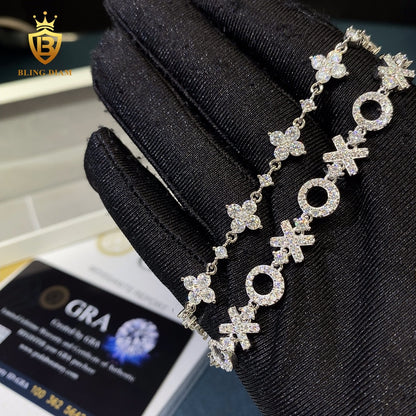 Clover Moissanite Bracelet