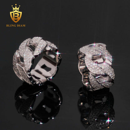 Cuban Moissanite Ring