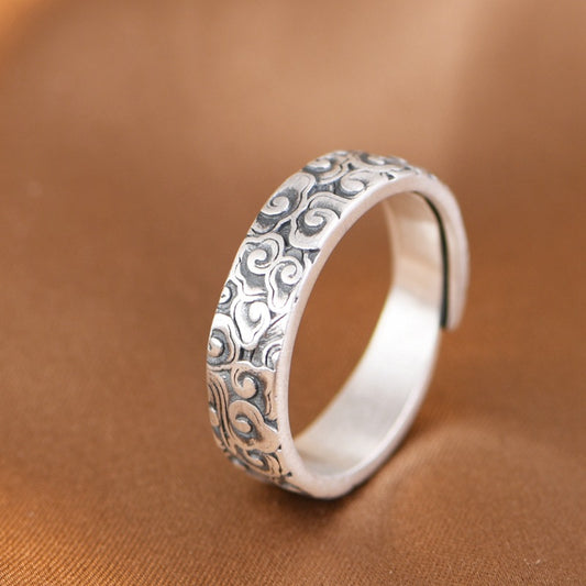 Wind Auspicious Cloud Pattern Ring