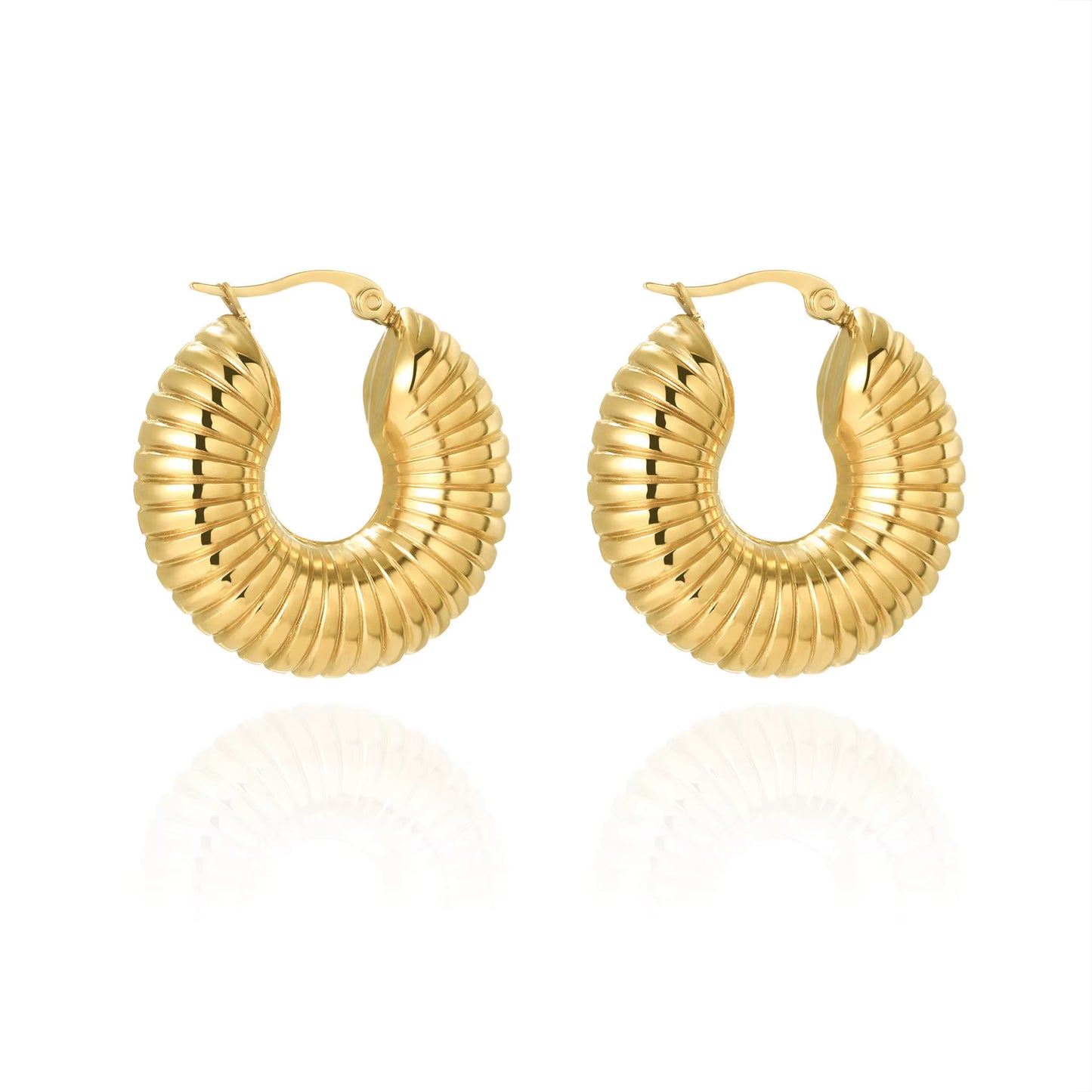 Hoops Geometric Earrings