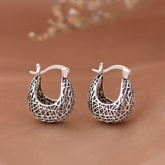 Hollow Mesh Earrings