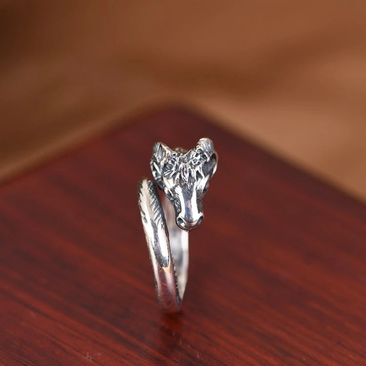 Silver Ram Ring