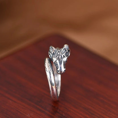 Silver Ram Ring