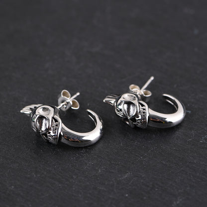 Rock Skull Earrings