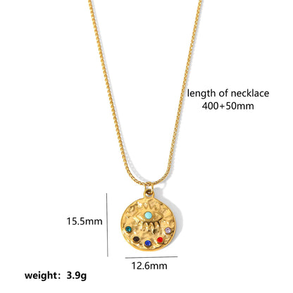 Gold Cosmos Necklace