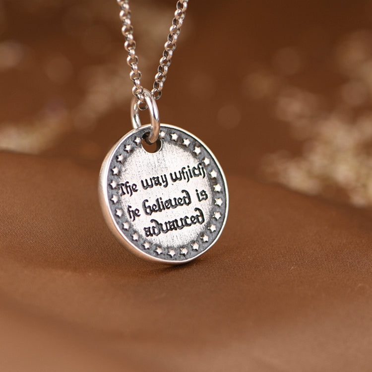 Cross Jesus Round Necklace
