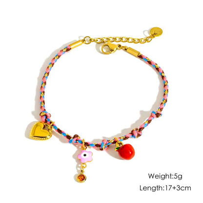 Colorful Braided Rope Bracelet